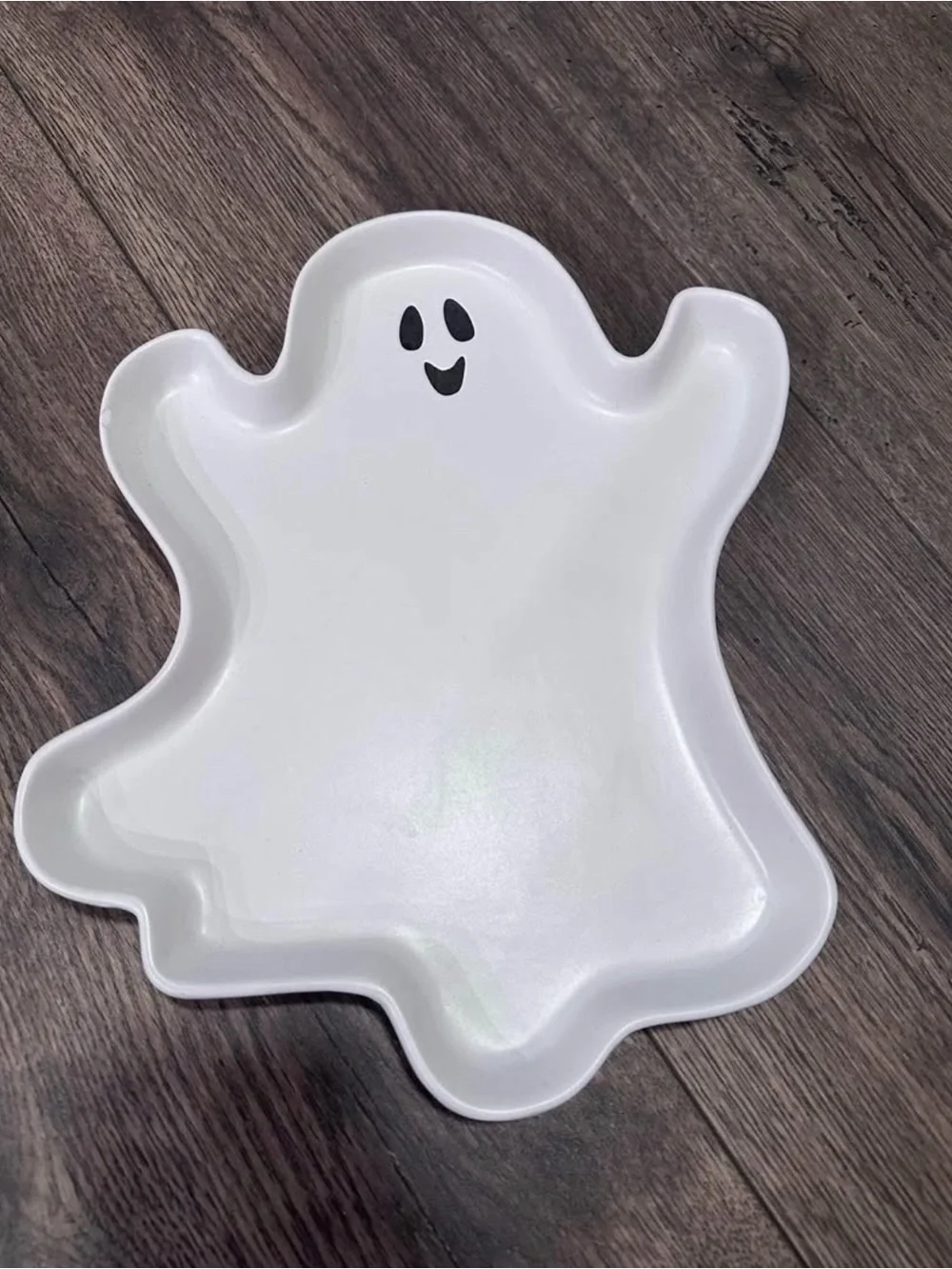 Celebrate It White Ghost Snack Tray